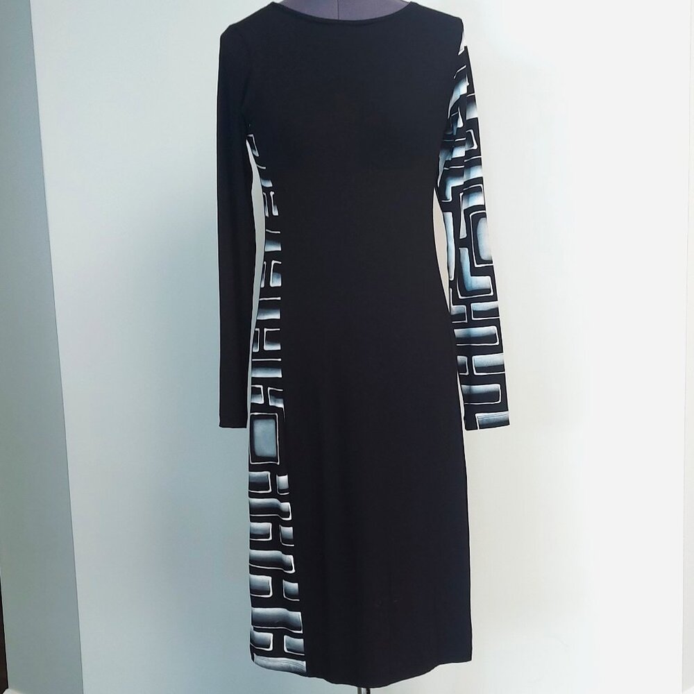 Rock 'N' Karma Knee Length Dress With Back Cut  Out - Size S